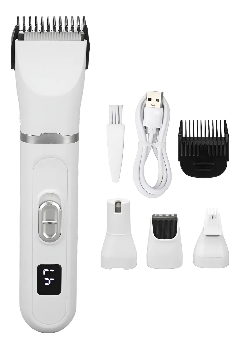 Maquina De Motilar Mascotas Canina Gatos Perros Recarga 4en1